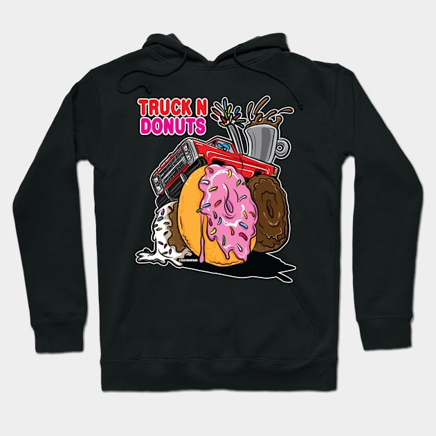 Truck N Donuts Hoodie by eShirtLabs